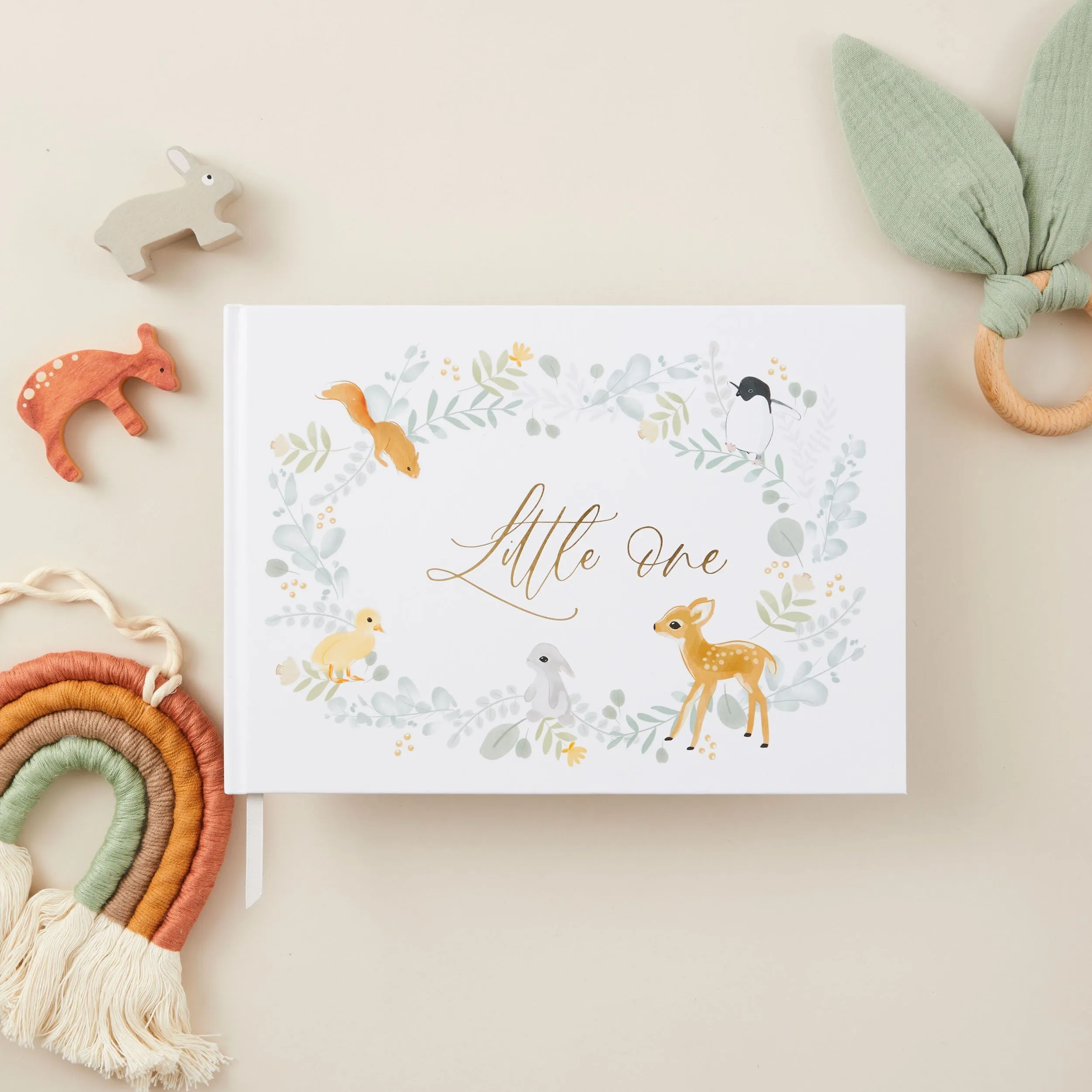 Blush and Gold Baby Journal