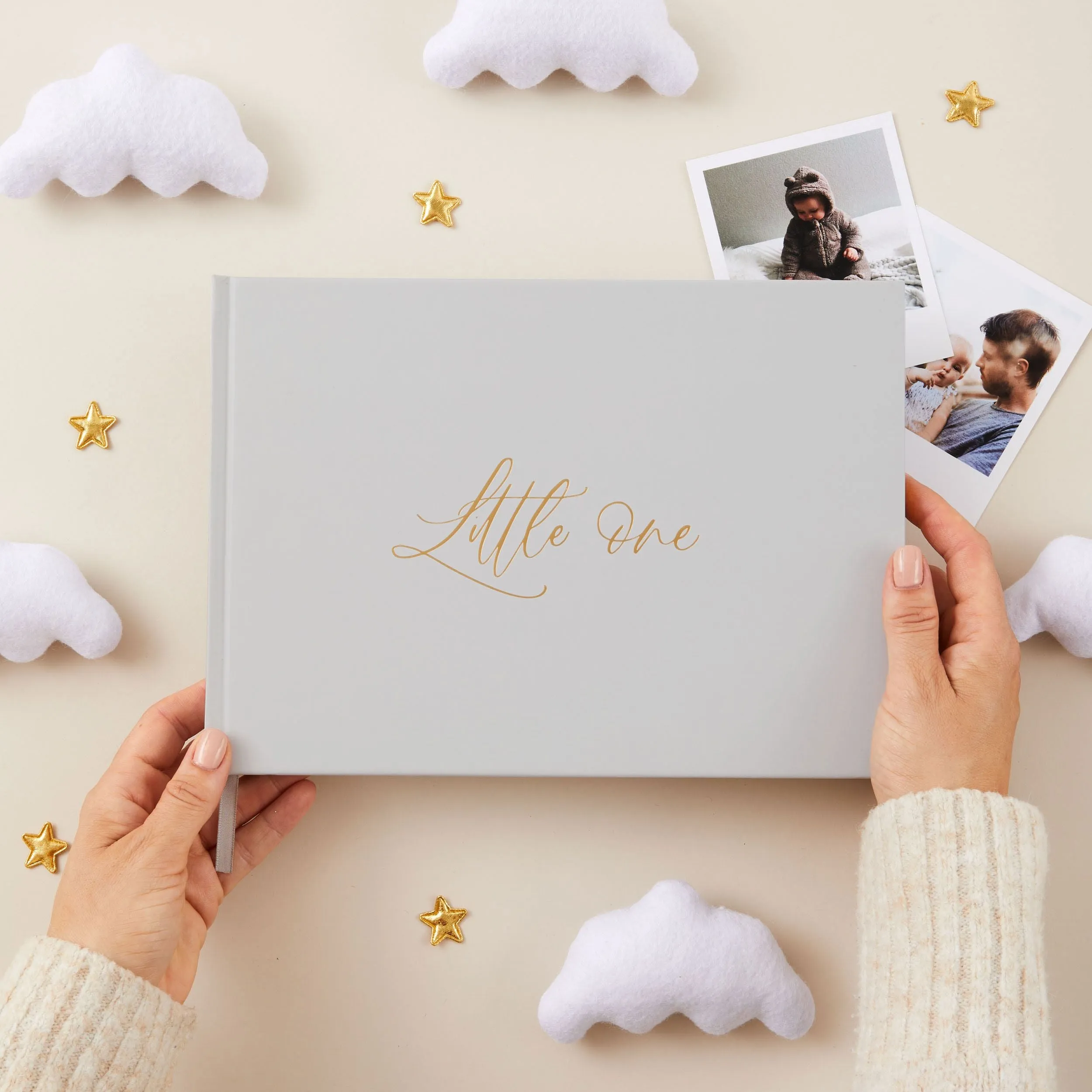 Blush and Gold Baby Journal