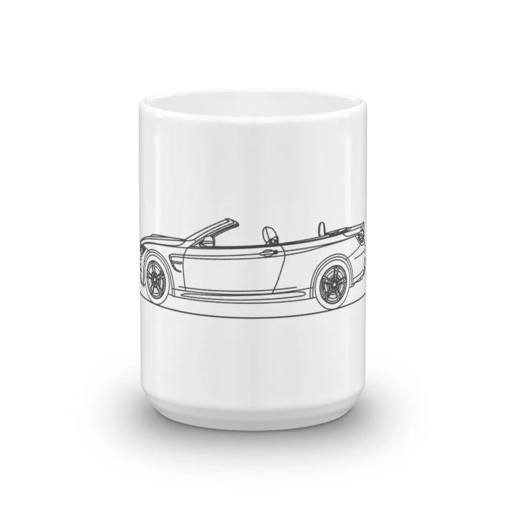 BMW F83 M4 Silhouette Mug