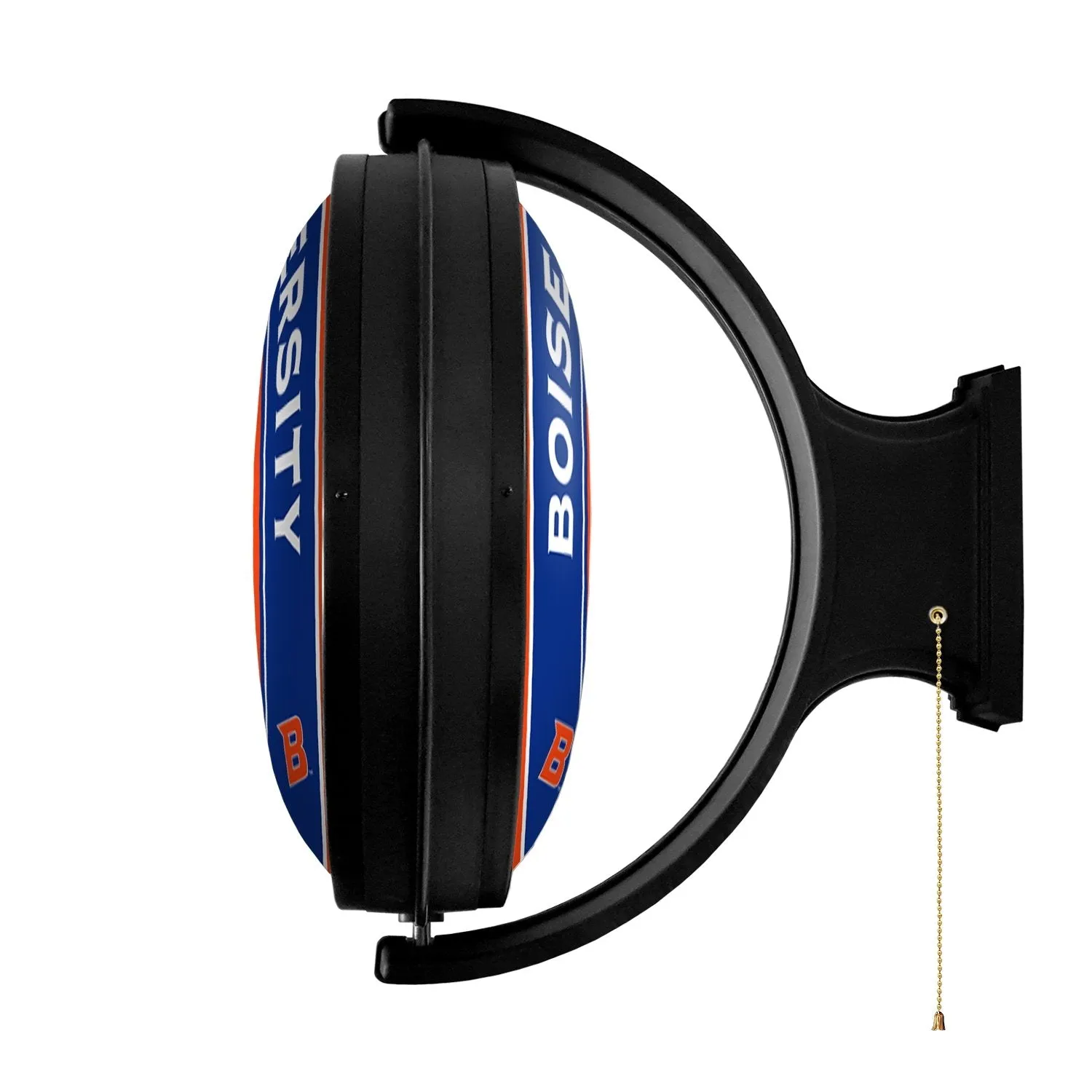 Boise State Broncos: Orange - Original Round Rotating Lighted Wall Sign