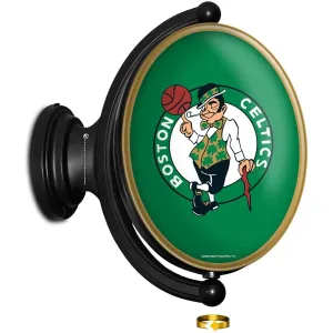 Boston Celtics: Original Oval Rotating Lighted Wall Sign