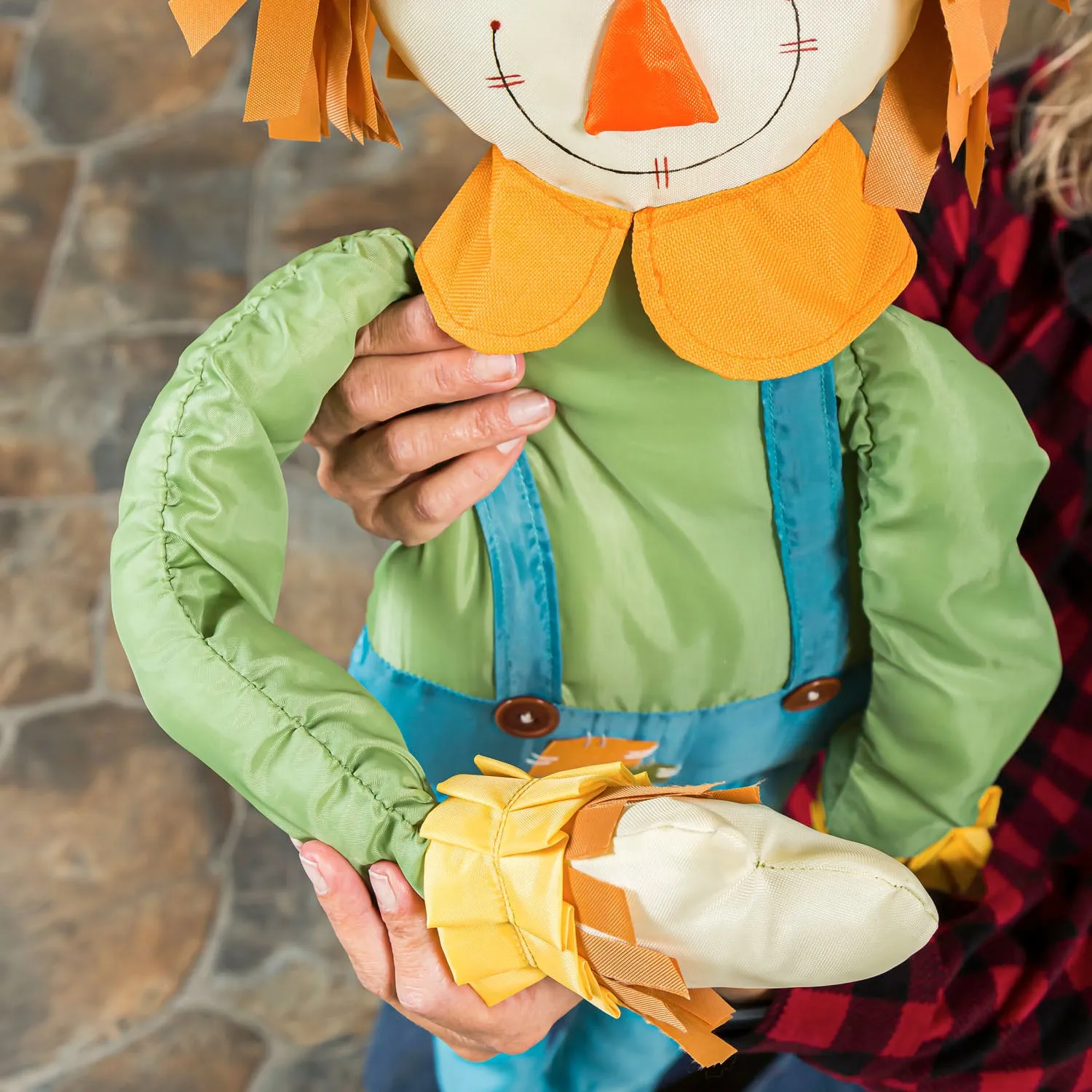 Boy Scarecrow Post Hugger,2ph1142