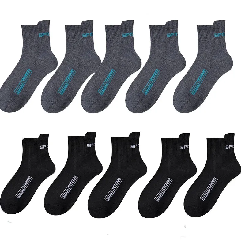 Breathable Cotton Socks for Men  10 Pairs