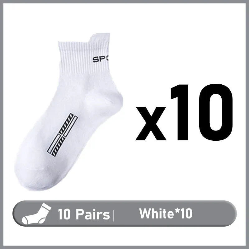 Breathable Cotton Socks for Men  10 Pairs