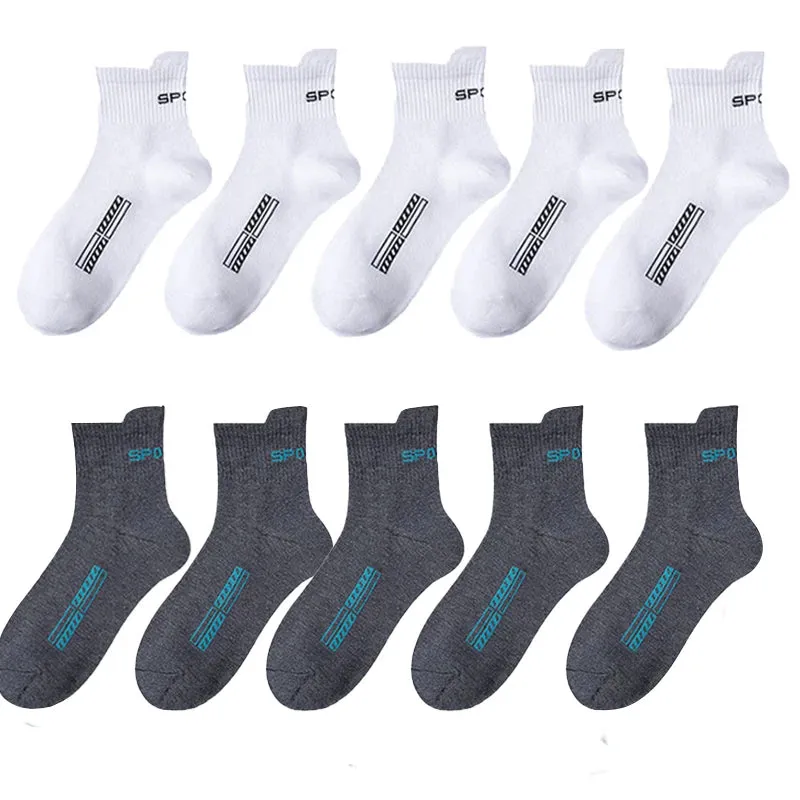 Breathable Cotton Socks for Men  10 Pairs