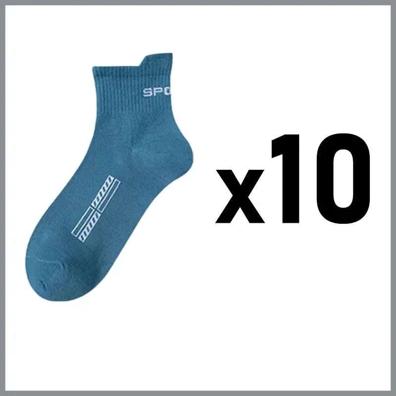 Breathable Cotton Socks for Men  10 Pairs