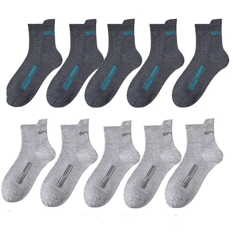 Breathable Cotton Socks for Men  10 Pairs