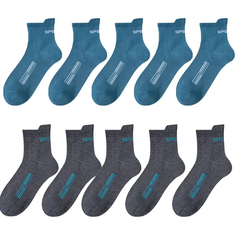 Breathable Cotton Socks for Men  10 Pairs