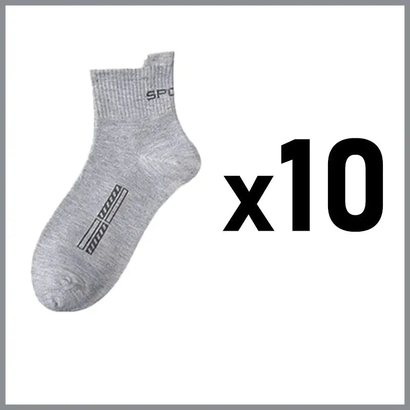 Breathable Cotton Socks for Men  10 Pairs