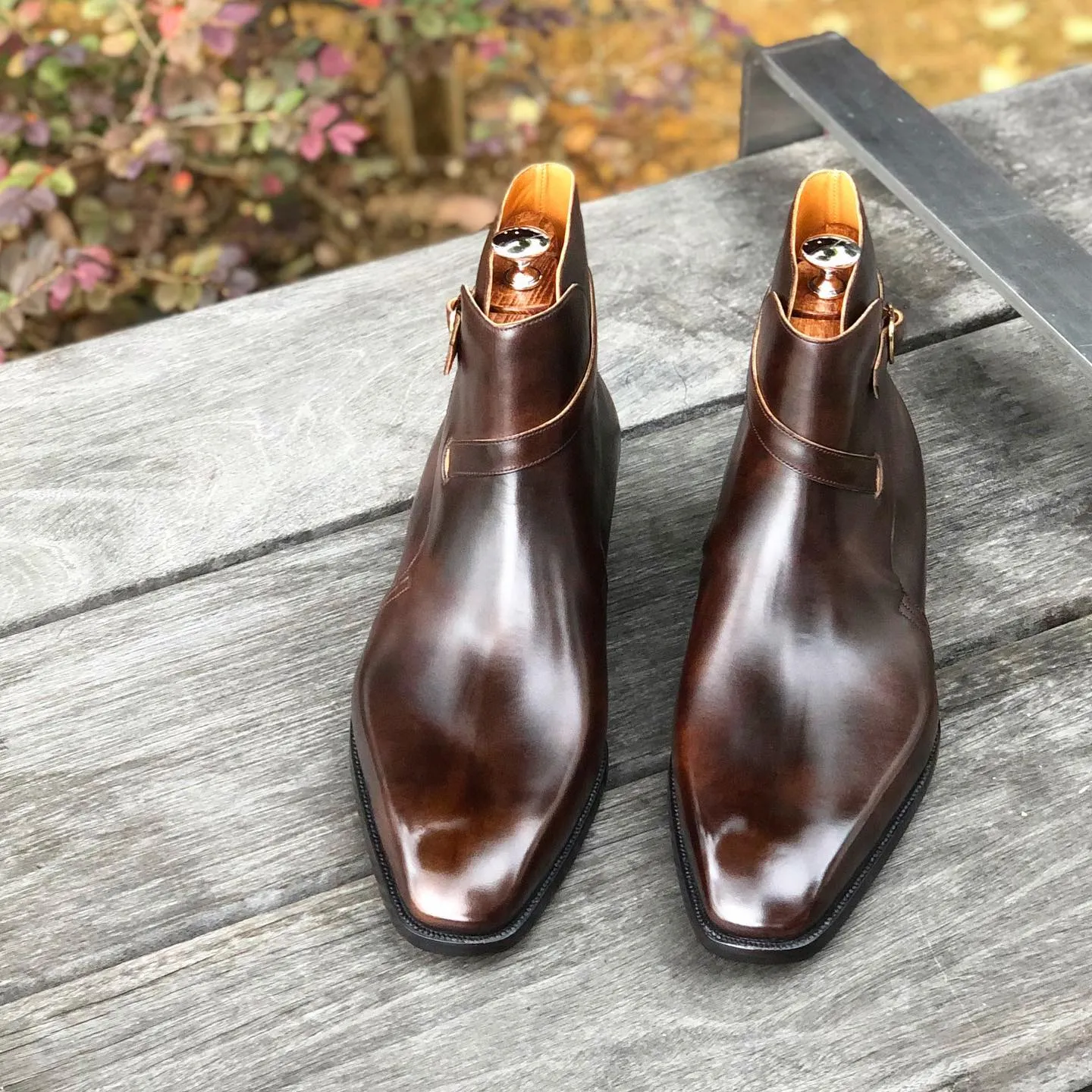 Brown Leather Alvor Slip On Jodhpur Boots - Boots