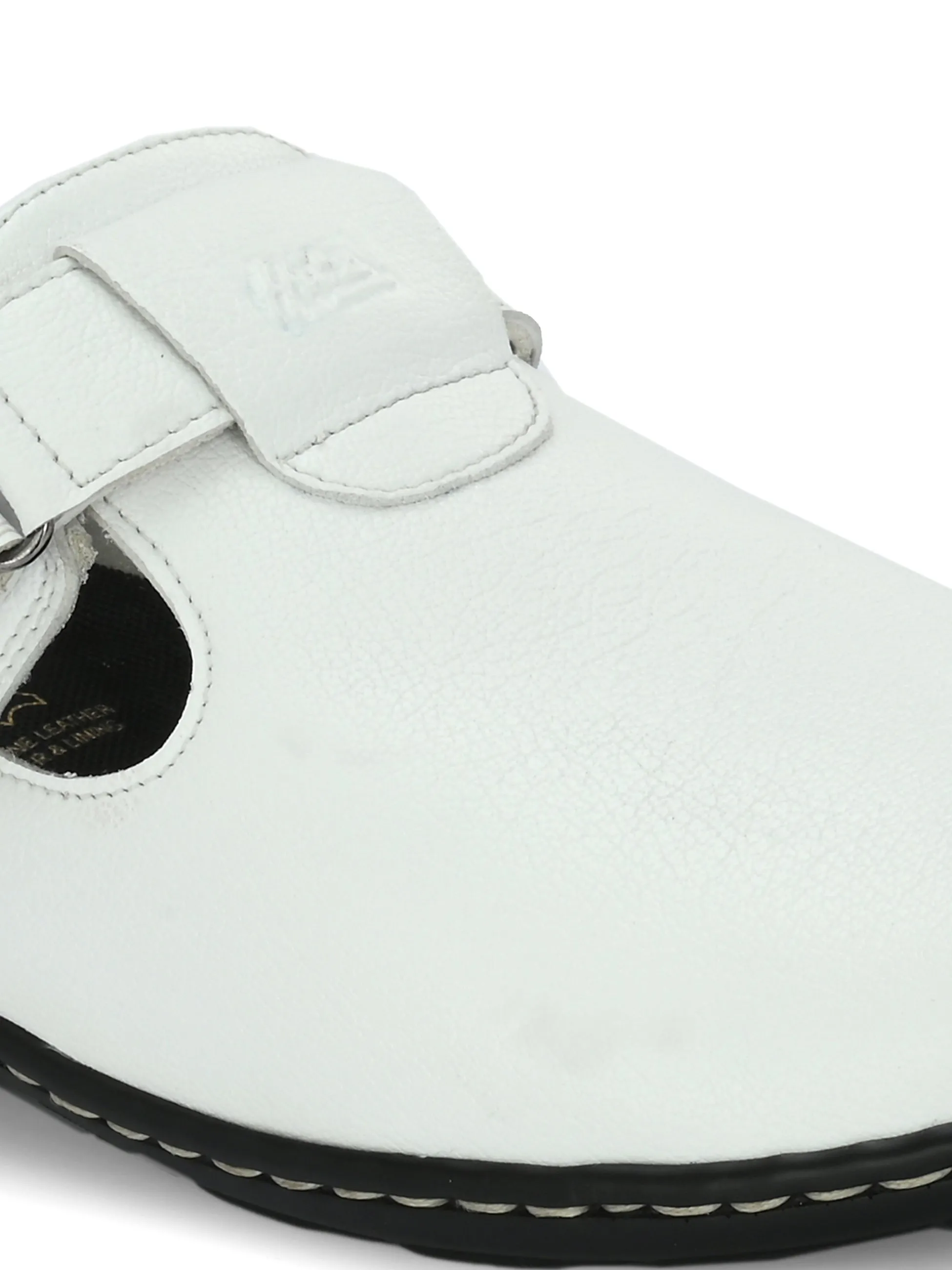 Brunel Leather Velcro Roman Sandals HT