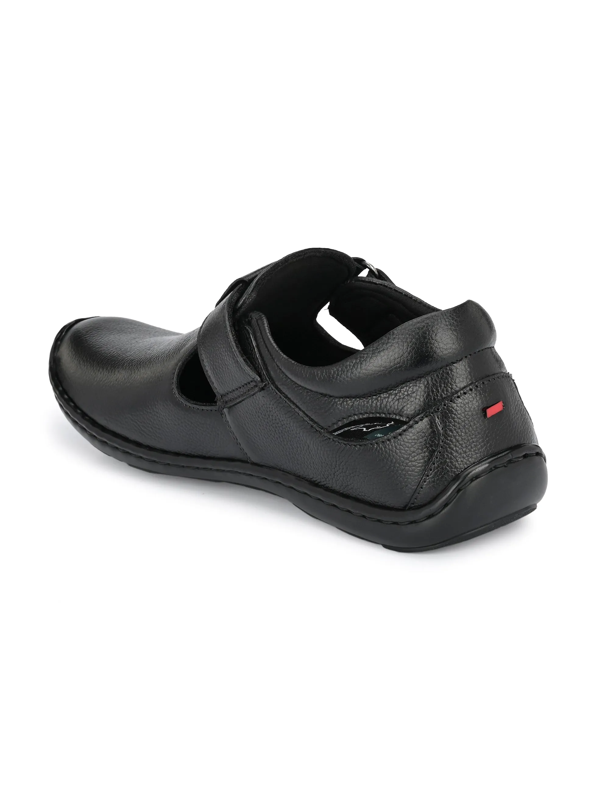 Brunel Leather Velcro Roman Sandals HT