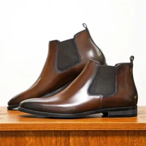 Bruno Amalfi Classic Leather Chelsea Boots