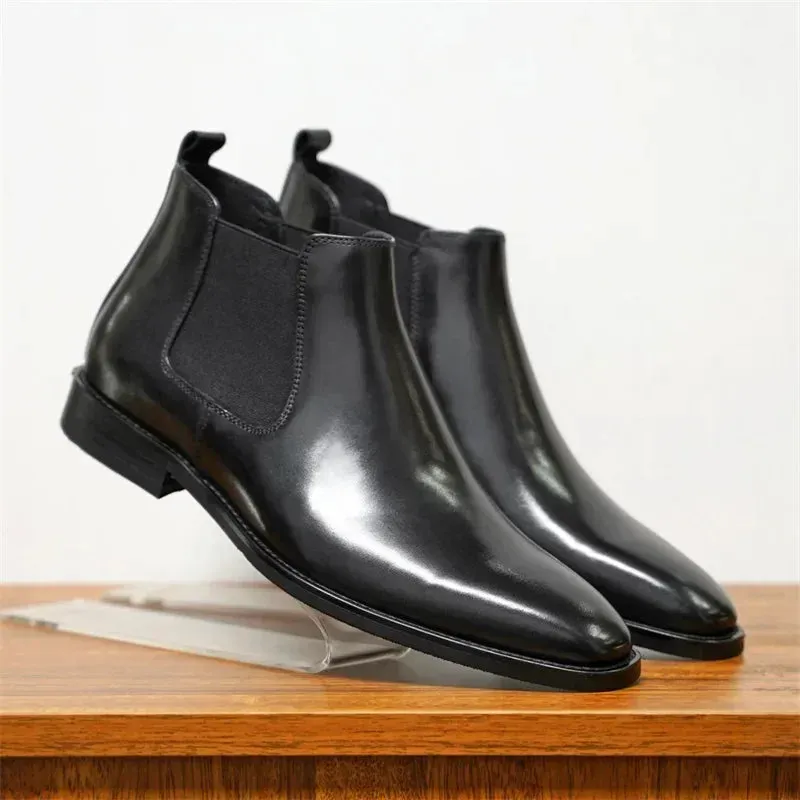 Bruno Amalfi Classic Leather Chelsea Boots