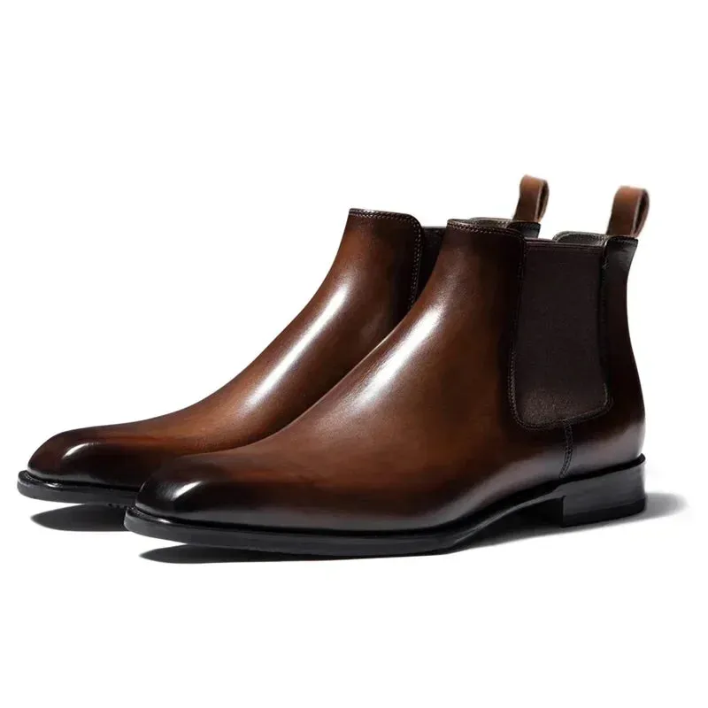 Bruno Amalfi Classic Leather Chelsea Boots