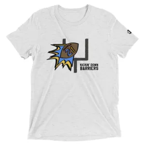 Caden's "Kickin' Down Barriers" T-Shirt (White)