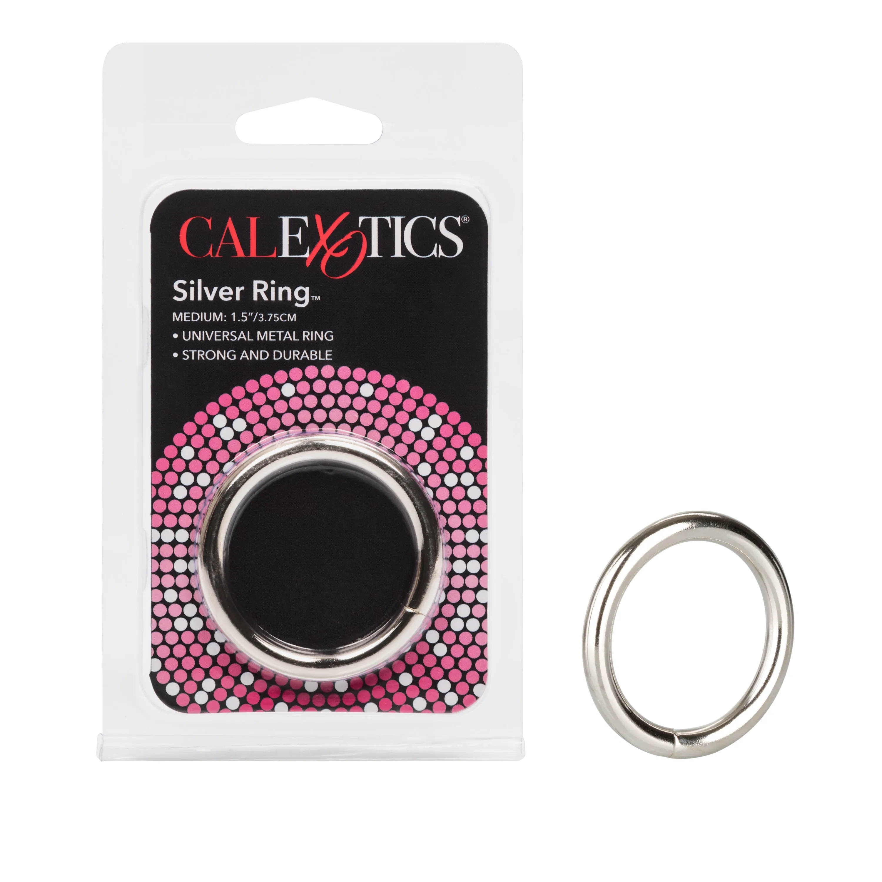 CalExotics Silver Penis Ring - Medium