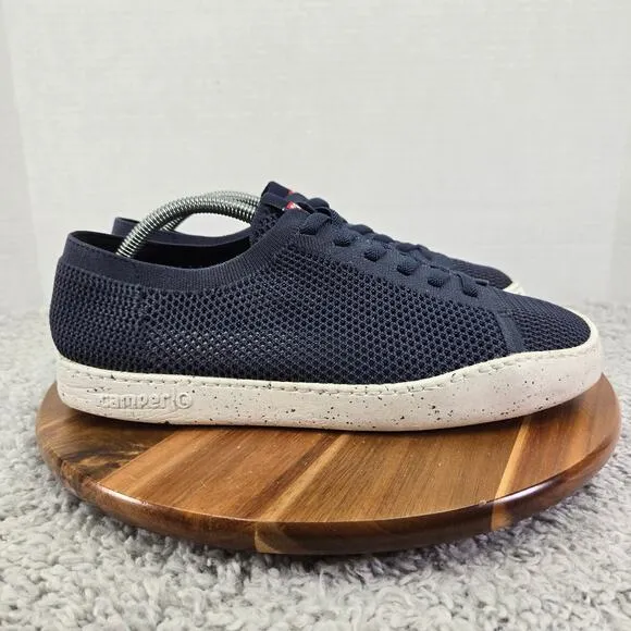 Camper Peu Touring Low Top Blue Knit Casual Lifestyle Daily Slip Sneaker Mens 43