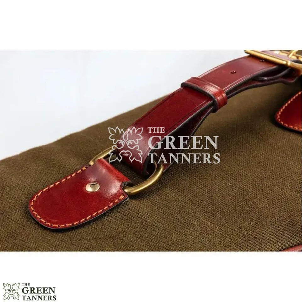 Canvas Rifle Case With Brass Zippers