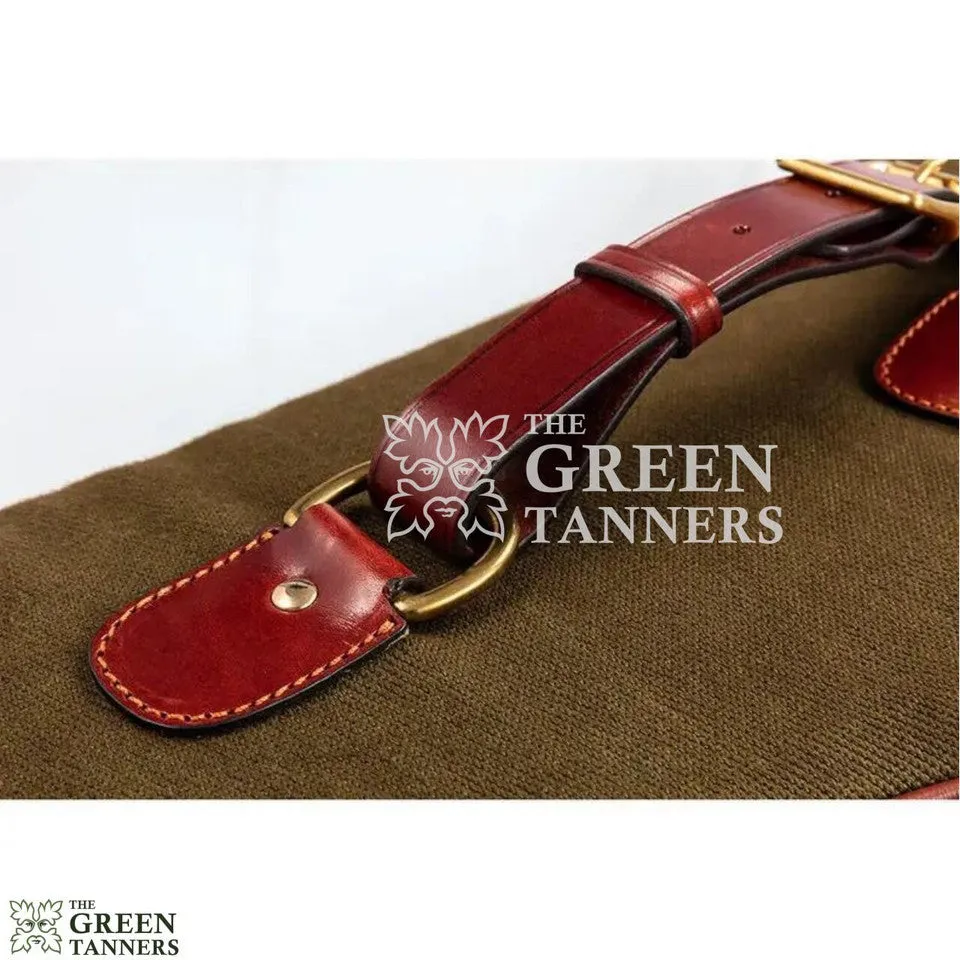 Canvas Rifle Case With Brass Zippers