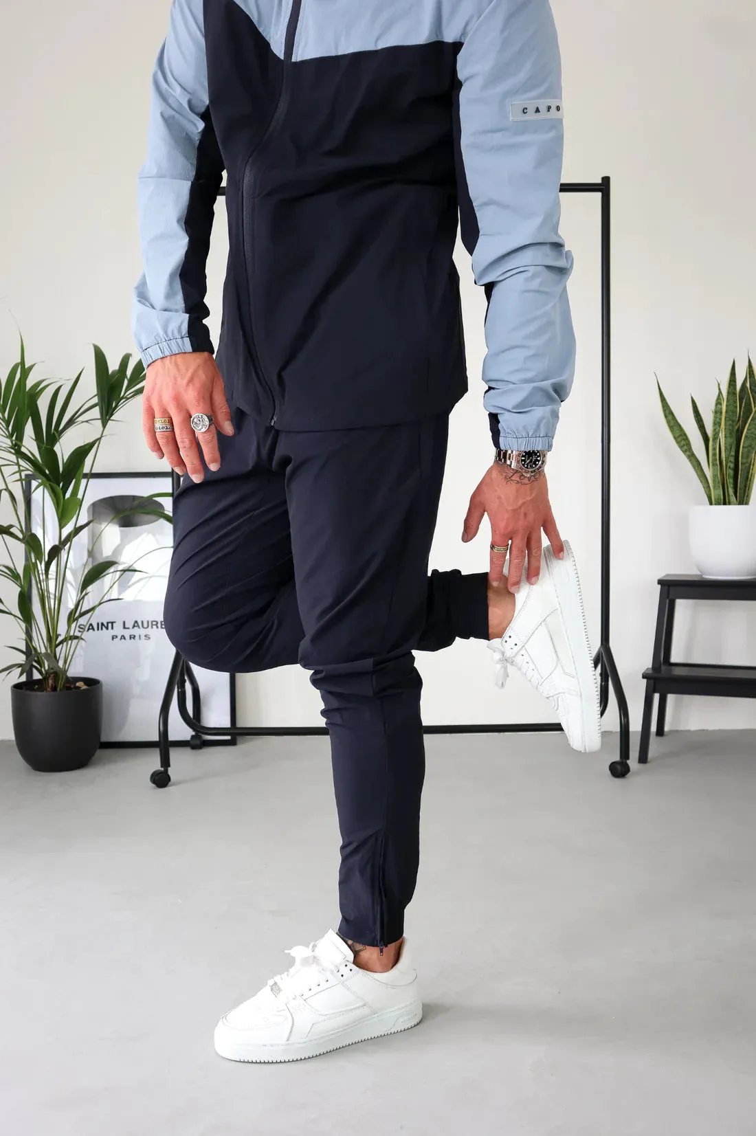 Capo Technical Track Jacket Navy Blue