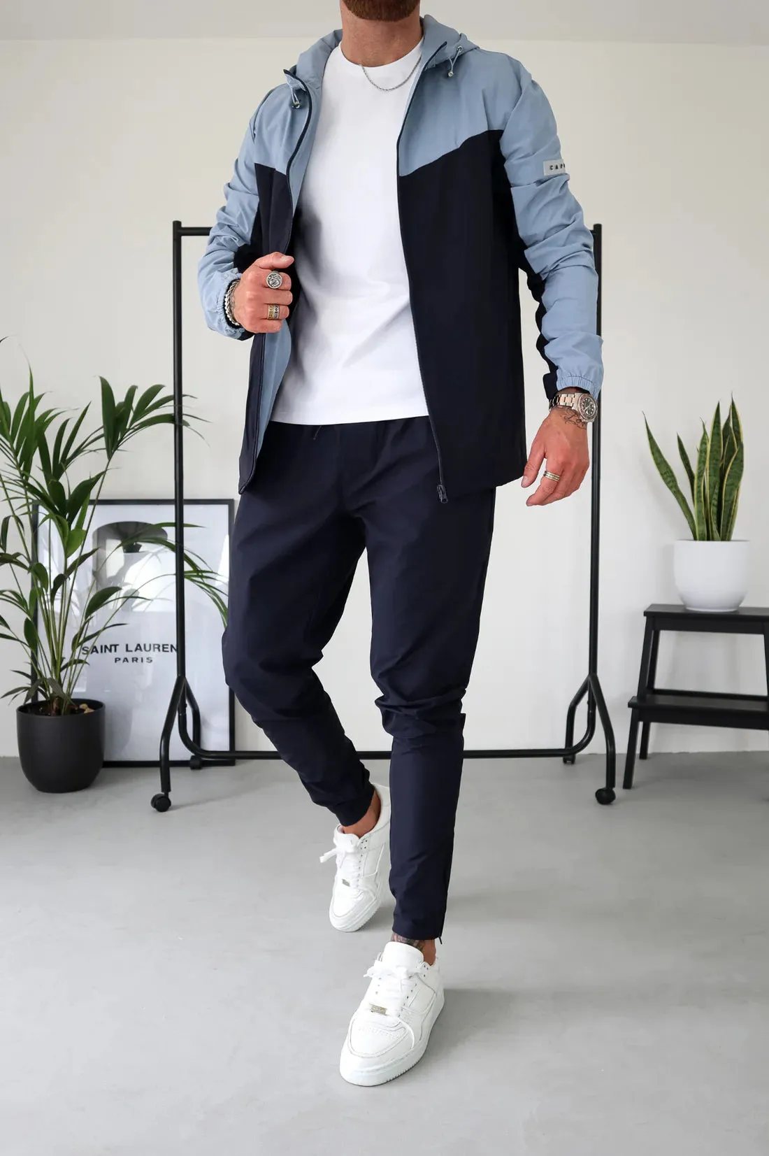 Capo Technical Track Jacket Navy Blue