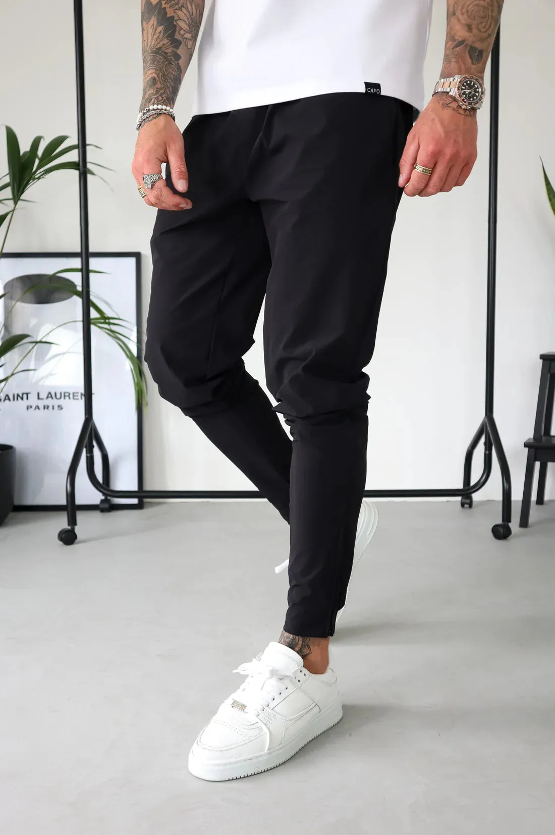 Capo Technical Track Pant Black
