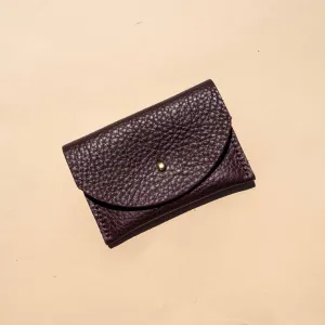 Cardholder Plum Leather