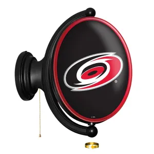 Carolina Hurricanes: Original Oval Rotating Lighted Wall Sign