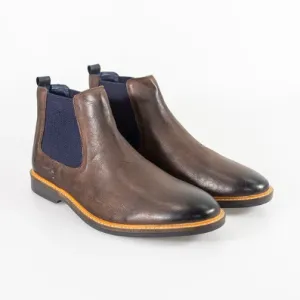 Cavani Arizona Boots in Rust Brown