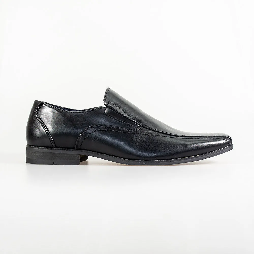 Cavani Strata Black Formal Shoes