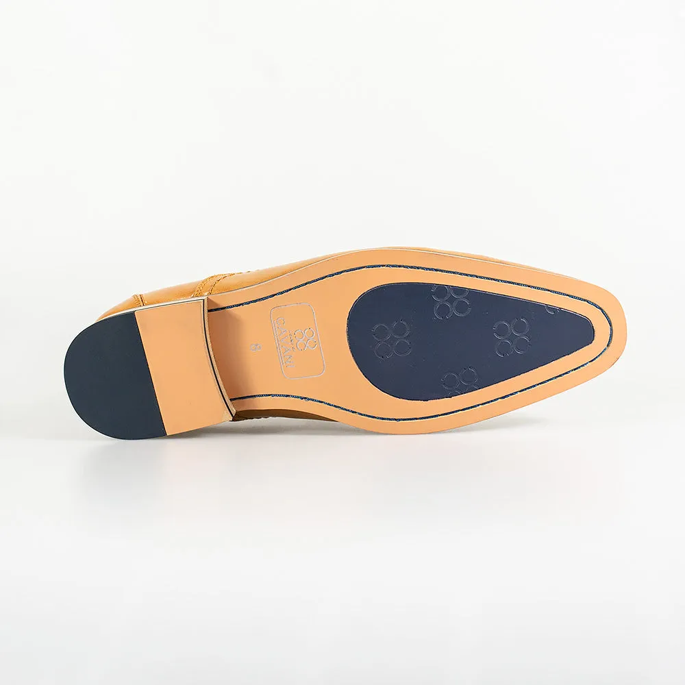 Cavani Strata Black Formal Shoes