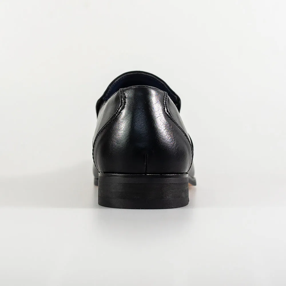 Cavani Strata Black Formal Shoes