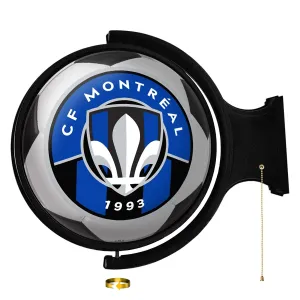 CF Montréal: Soccer Ball - Original Round Rotating Lighted Wall Sign