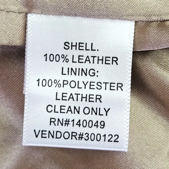 Chadwicks of Boston 90s Tailored Leather Moto Jacket in Blush Pearl Size 14