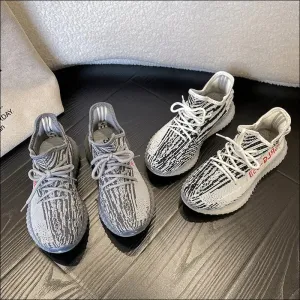 Chic Letter Lace-Up Platform Athletic Shoes