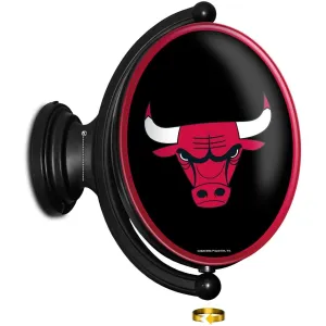 Chicago Bulls: Original Oval Rotating Lighted Wall Sign
