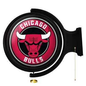 Chicago Bulls: Original Round Rotating Lighted Wall Sign