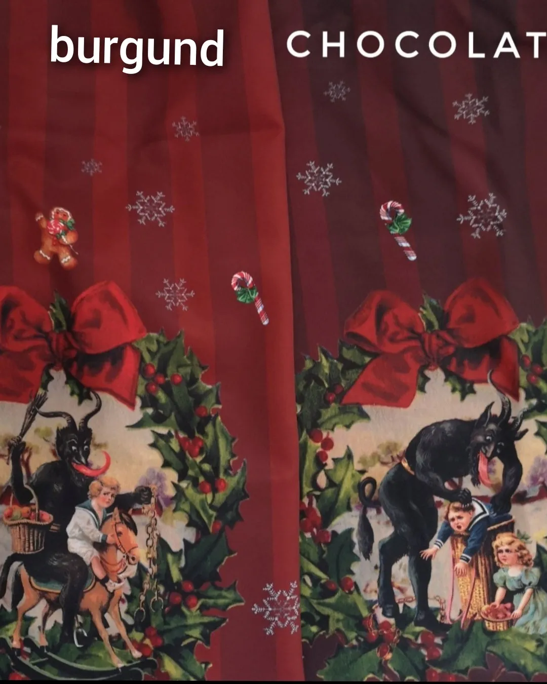 Christmas Special Krampus Dress Chocolate