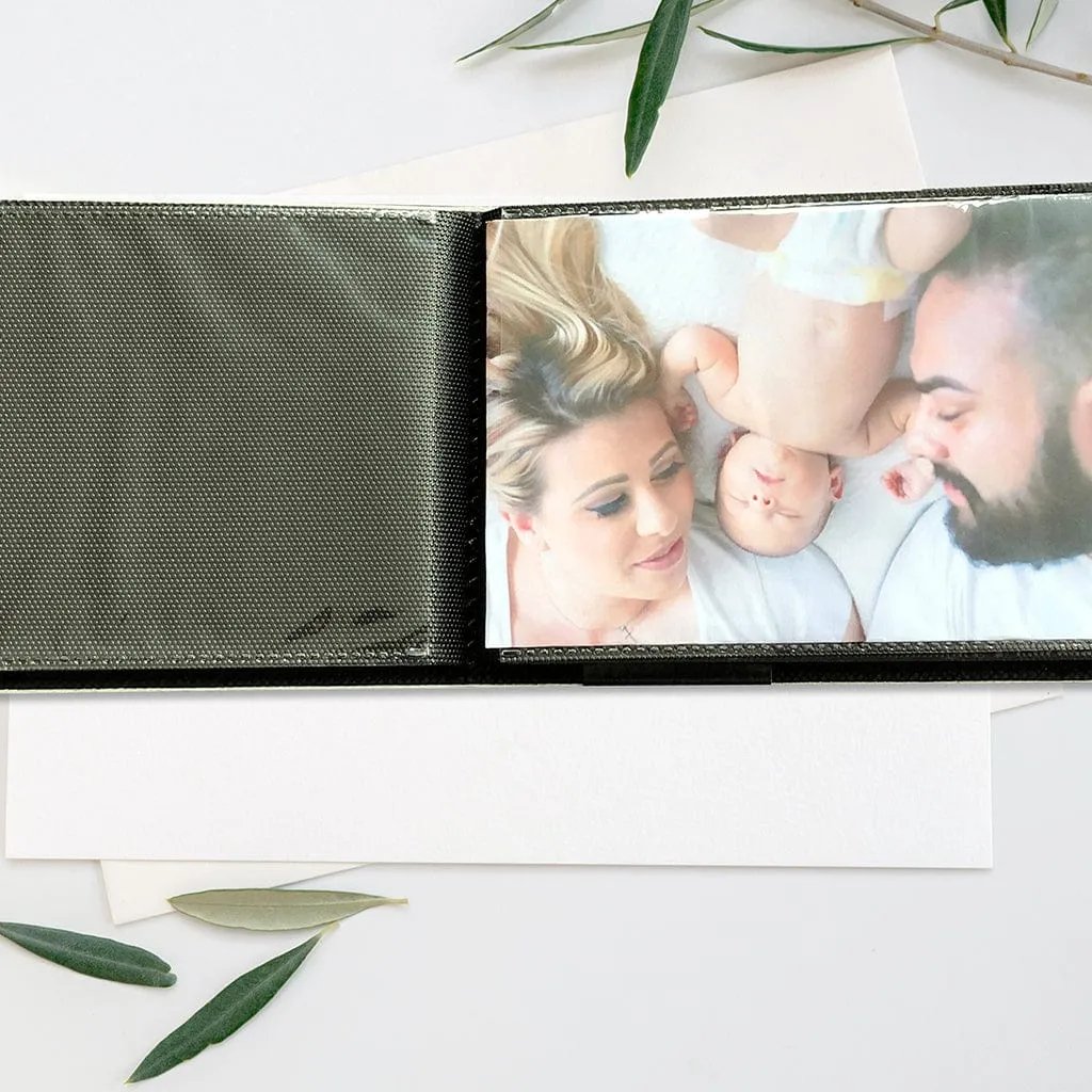 Citi Leather Teal Pocket Photo Wallet - 3 Pack Bundle