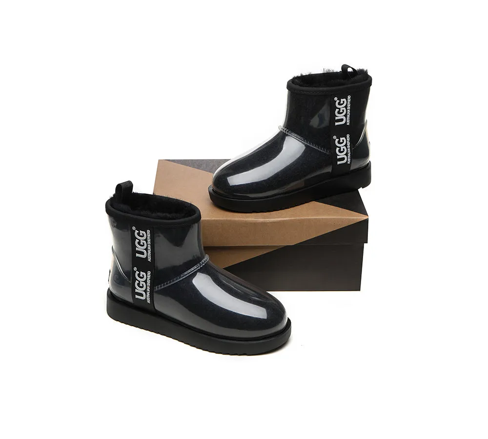 Clear Waterproof and Shearling Classic Boots