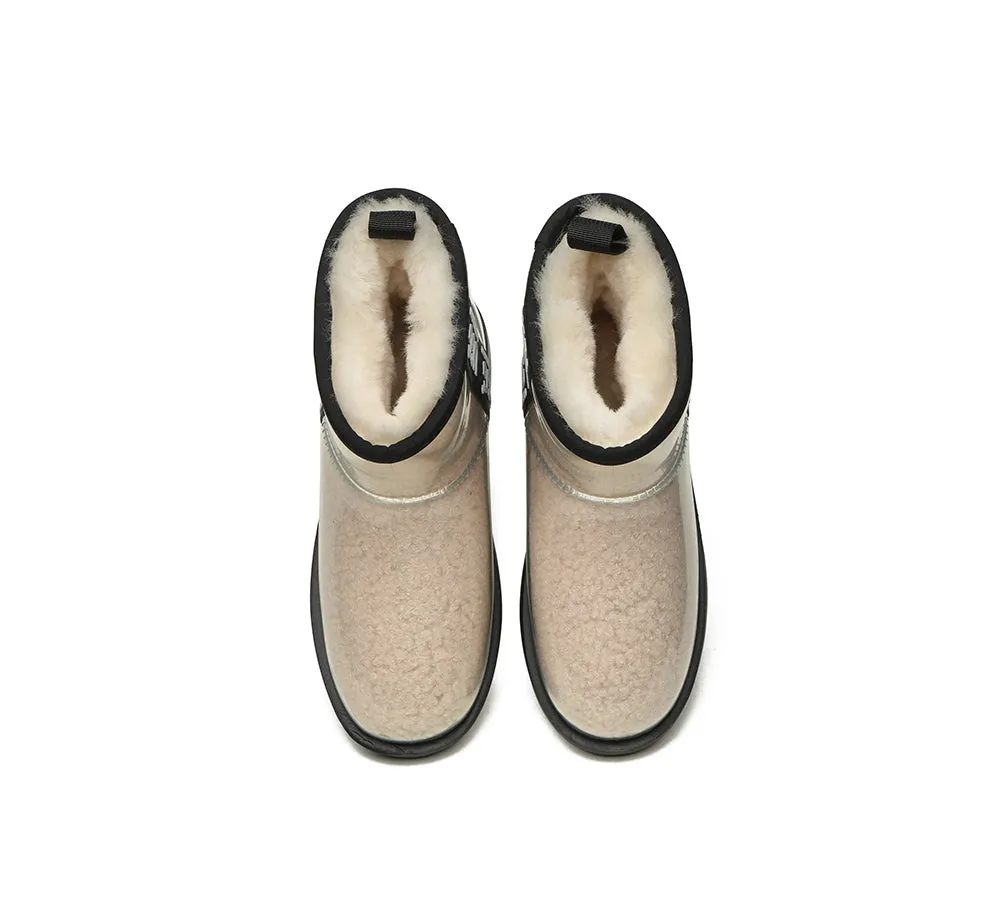 Clear Waterproof and Shearling Classic Boots