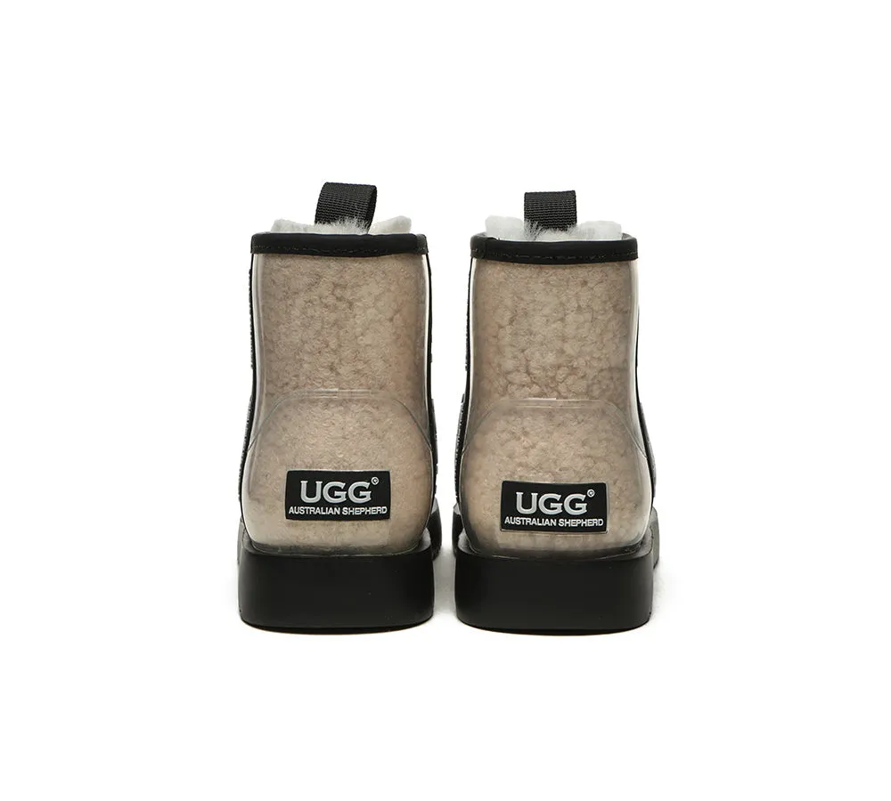 Clear Waterproof and Shearling Classic Boots