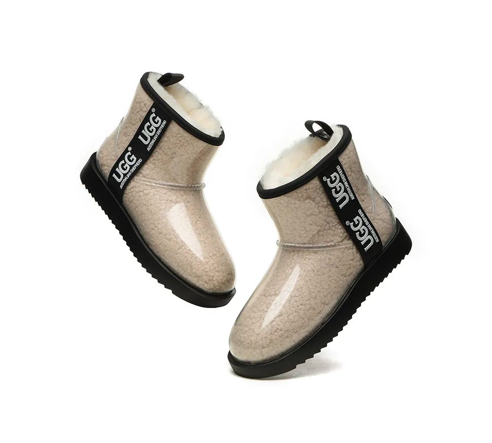 Clear Waterproof and Shearling Classic Boots