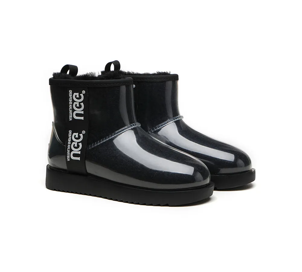 Clear Waterproof and Shearling Classic Boots