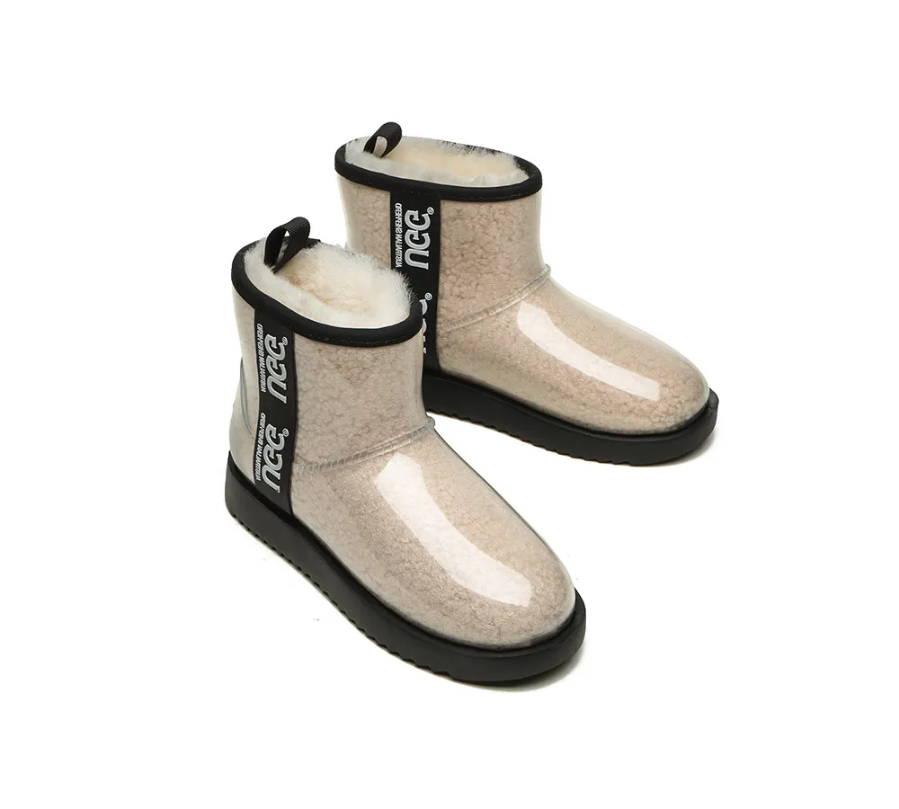 Clear Waterproof and Shearling Classic Boots