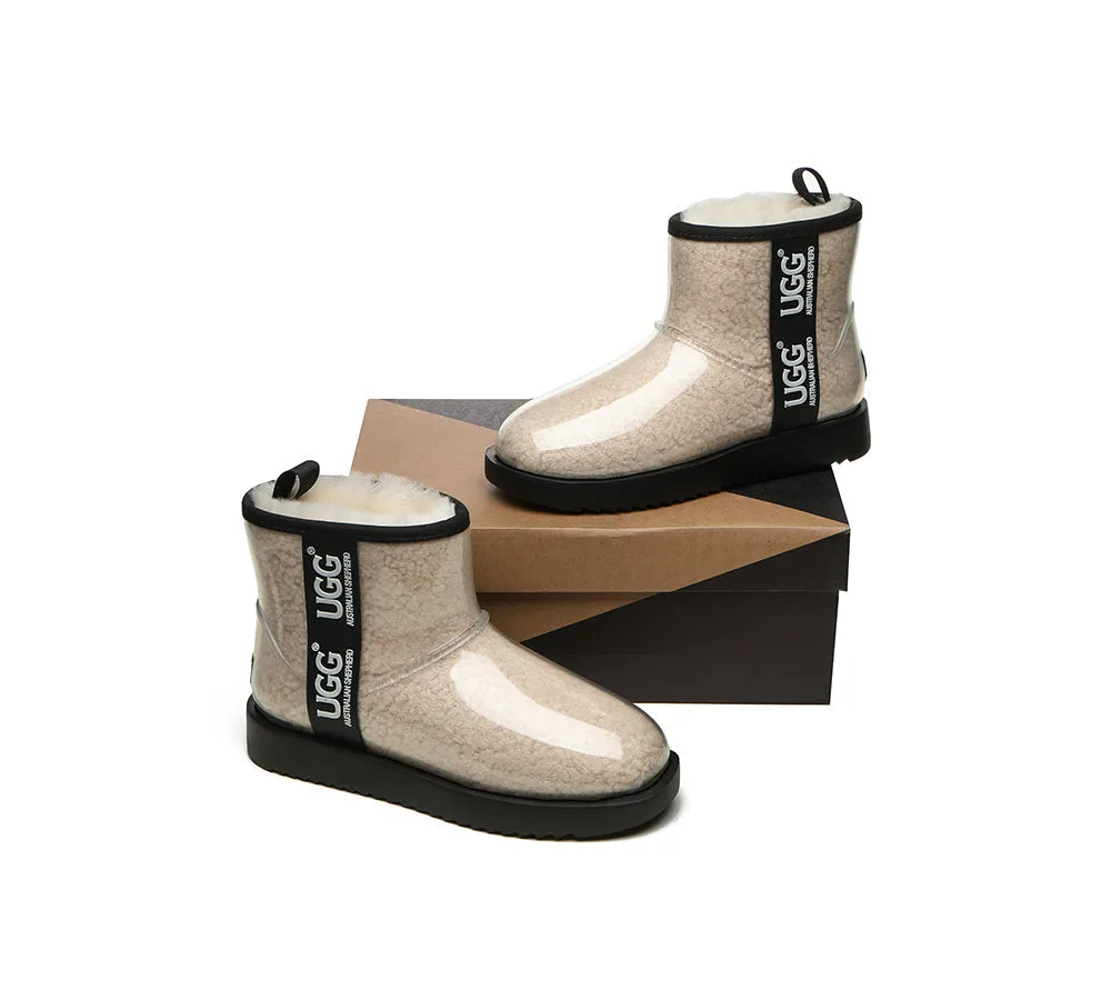 Clear Waterproof and Shearling Classic Boots