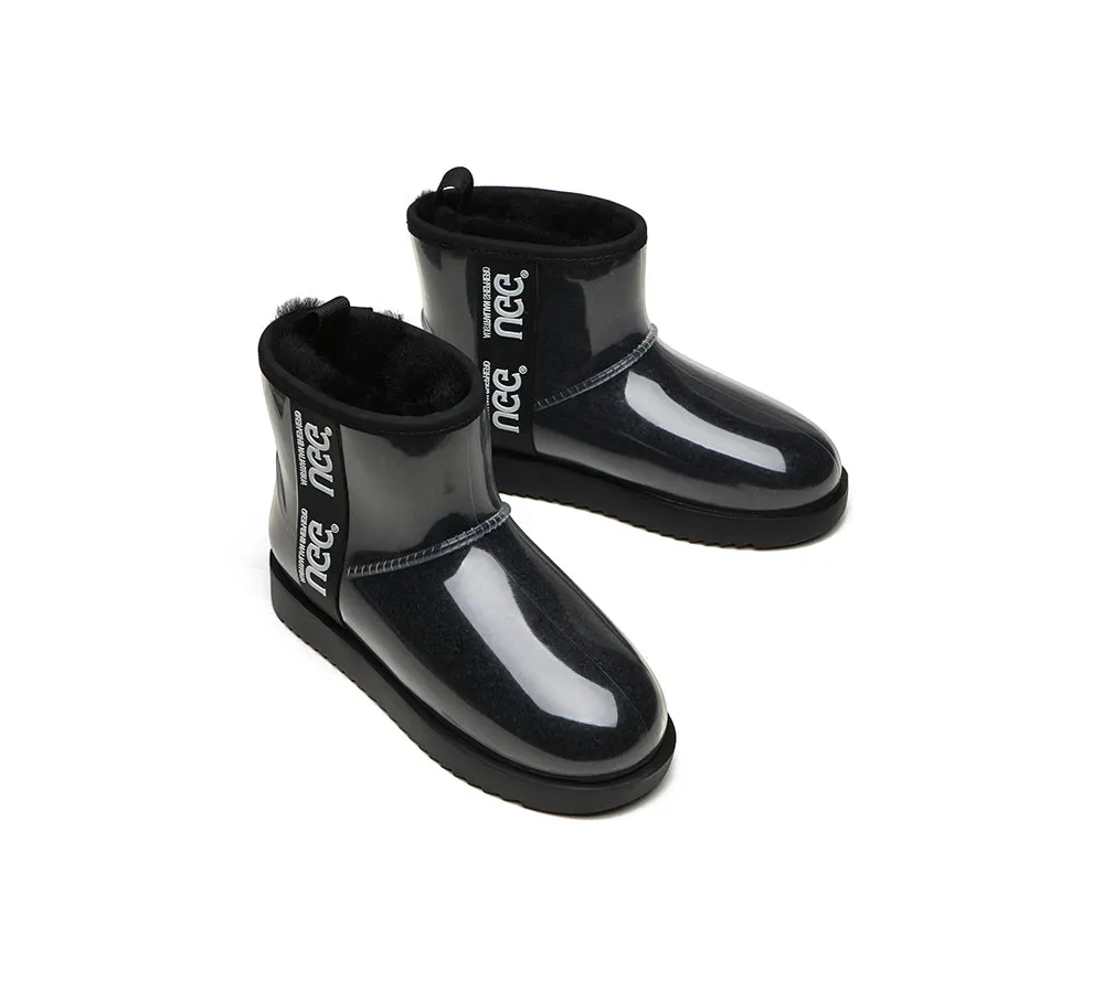 Clear Waterproof and Shearling Classic Boots