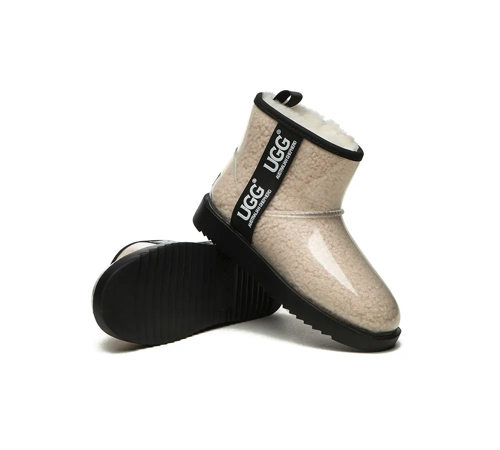 Clear Waterproof and Shearling Classic Boots
