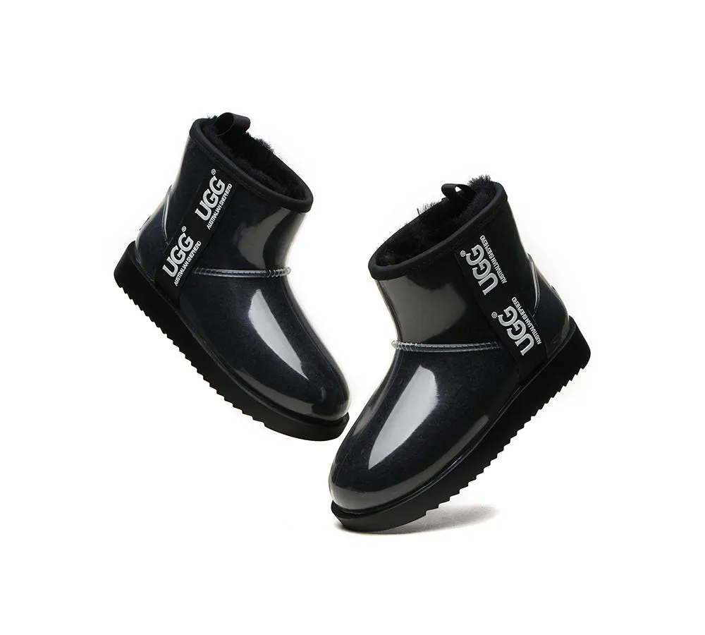 Clear Waterproof and Shearling Classic Boots